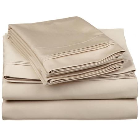 Superior  Egyptian Cotton 650 Thread Count Solid Sheet Set  Queen-Linen 650QNSH SLLN